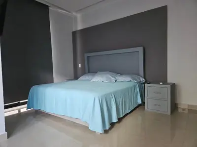 Cama o camas de una habitación en Casa Privada Acapulco
