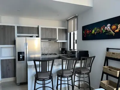 Una cocina o zona de cocina en Casa Privada Acapulco