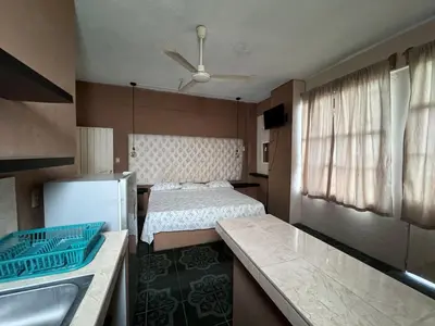 Cama o camas de una habitación en Habitación Centro, puerto escondido