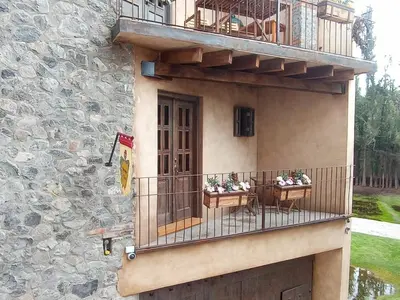 Un balcón o terraza de Loft santorino 1 Val'quirico