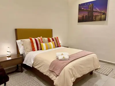 Cama o camas de una habitación en Loft Santorino 4 en Valquirico