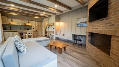 Una cocina o zona de cocina en Boscana Forest Resort & Residence