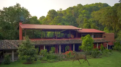 Jardín al aire libre en Hotel Boutique Finca La Niebla