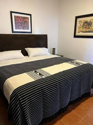 Cama o camas de una habitación en Casa Aida