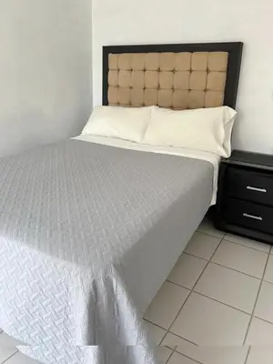 Cama o camas de una habitación en Recamara pribada amplia muy linda