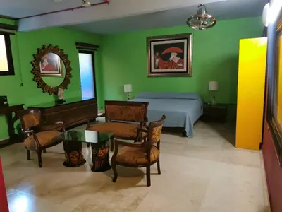 Zona de estar de Hotel Arcadia