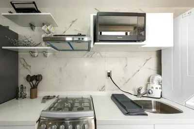 Una cocina o zona de cocina en Departamento en Coyoacán 7