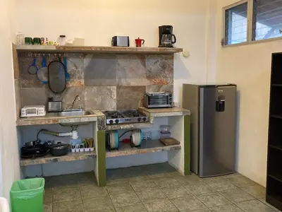 Una cocina o zona de cocina en Las Olas