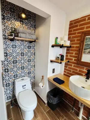 Un baño de Cabaña Rebeca