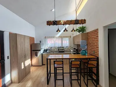 Una cocina o zona de cocina en Cabaña Rebeca