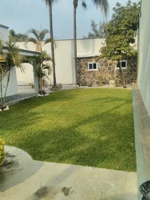 Jardín al aire libre en Casa Bugambilias