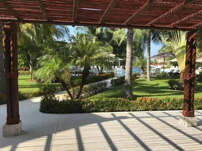 Jardín al aire libre en Villa Nueva en Residencial Terrasol Diamante