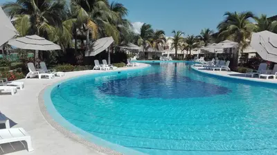 Piscina en o cerca de Villa Nueva en Residencial Terrasol Diamante