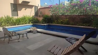 Piscina en o cerca de Hotel tortuga real Huatulco