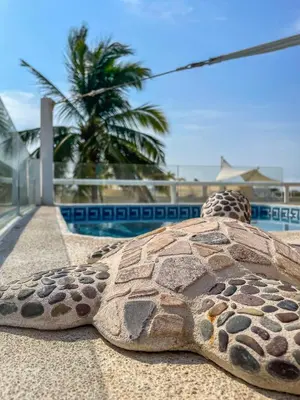 Piscina en o cerca de Departamento Acapulco Diamante Roof Garden-Jacuzzi