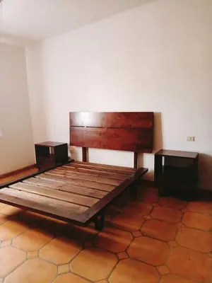 Cama o camas de una habitación en Cabañas Calpulalpan de paso