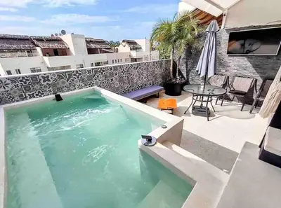 Piscina en o cerca de Spectacular Terraza Loft Glamping Private Jacuzzi