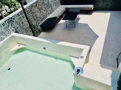 Plano de Spectacular Terraza Loft Glamping Private Jacuzzi
