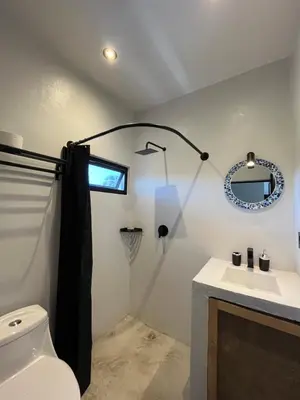 Un baño de Casa Polen Puerto Escondido