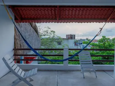 Un balcón o terraza de Casa de la abuela costeña