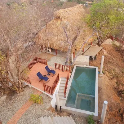 Piscina en o cerca de Casa vista mar mazunte