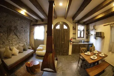 Una cocina o zona de cocina en Vecchia Luna: El refugio más acogedor de Valqui