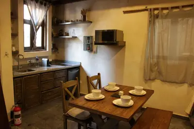 Una cocina o zona de cocina en Vecchia Luna: El refugio más acogedor de Valqui