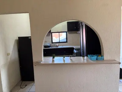 Una televisión o centro de entretenimiento en Bonita casa grande en la mejor ubicación de cunduacan