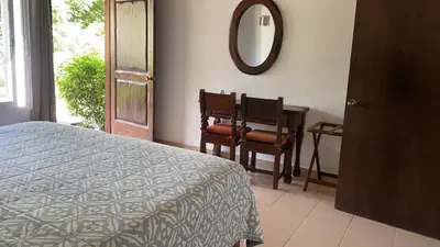 Cama o camas de una habitación en Posada La Presa