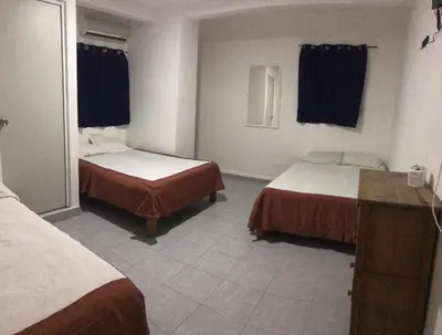 Cama o camas de una habitación en Hotel Puerto Bello Veracruz