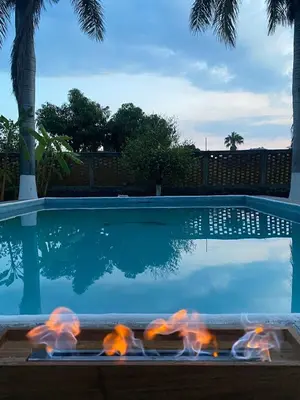 Plano de Casa España Pool and Garden