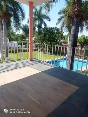 Plano de Casa España Pool and Garden
