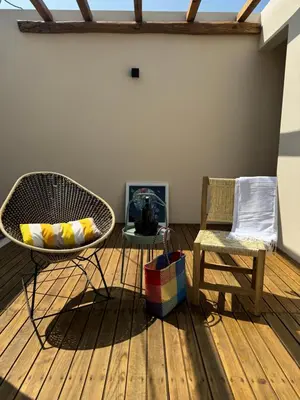 Zona de estar de Casa Amalia
