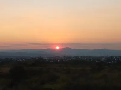 Amanecer o atardecer desde la casa o chalet o alrededores