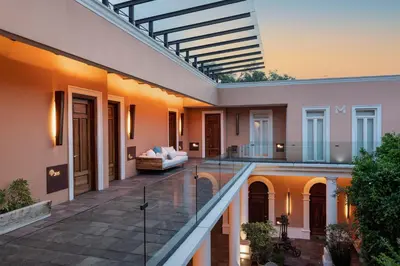 Un balcón o terraza de Hacienda Peña Pobre