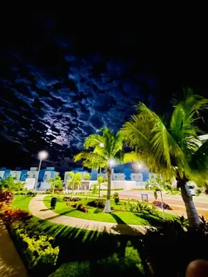Jardín al aire libre en Departamento Acapulco Diamante