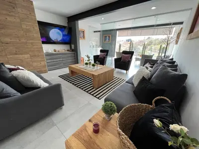 Zona de estar de Casa Framboyanes