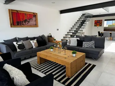 Zona de estar de Casa Framboyanes