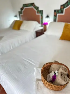 Cama o camas de una habitación en Posada Ali