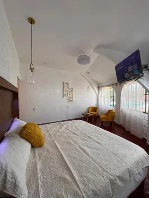 Cama o camas de una habitación en Casa jardin Campestre