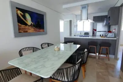 Una cocina o zona de cocina en Apartamento Frente al Mar en Acapulco
