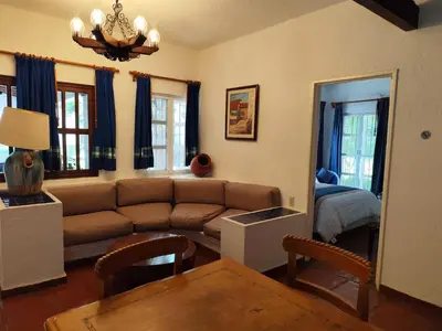 Zona de estar de Casa de las Conchas Cuernavaca