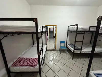 Cama o camas de una habitación en Hostal Zipolite Arteaga