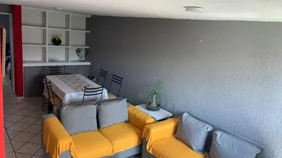 Zona de estar de Casa en Cuernavaca Casa Luz
