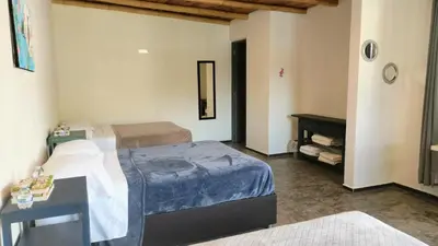 Cama o camas de una habitación en Villas ARVEM 1