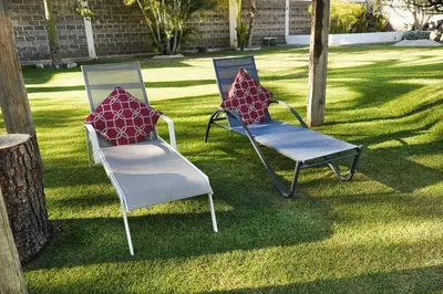Jardín al aire libre en Villas ARVEM 1