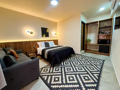 Cama o camas de una habitación en Bacaanda #3