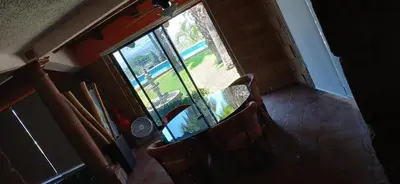 Una televisión o centro de entretenimiento en Quinta Cristina Burgos