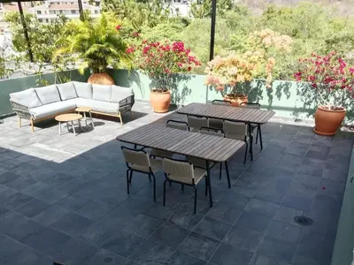 Un balcón o terraza de Relajante y acogedor