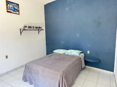 Cama o camas de una habitación en Hotel San Jose Purua
